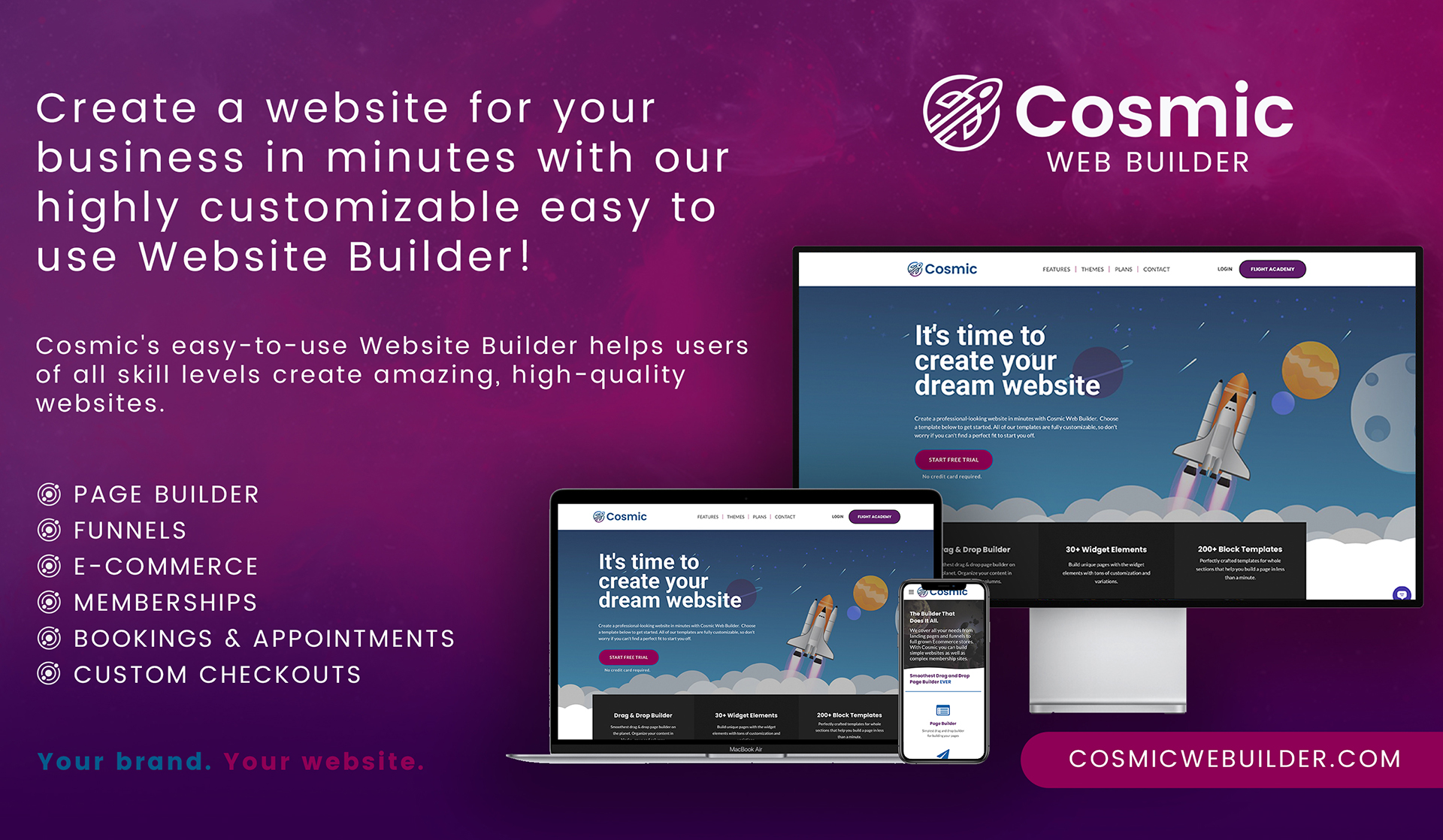 Cosmic Web Build Ad